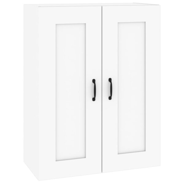 vidaXL Armoire murale suspendue Blanc 69 5x32 5x90 cm