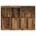 vidaXL Buffet Bois ancien 142.5 x 37 x 100 cm Bois d'ingénierie