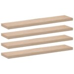 vidaXL Étagères flottantes 4 Pièces 110x23 5x4 cm bois d'ingénierie