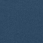 vidaXL Lit avec matelas Dover bleu 90x190 cm tissu
