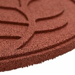 vidaXL Pierre de marchage 6 pièces Rouge Ø 44 x 2 cm Caoutchouc