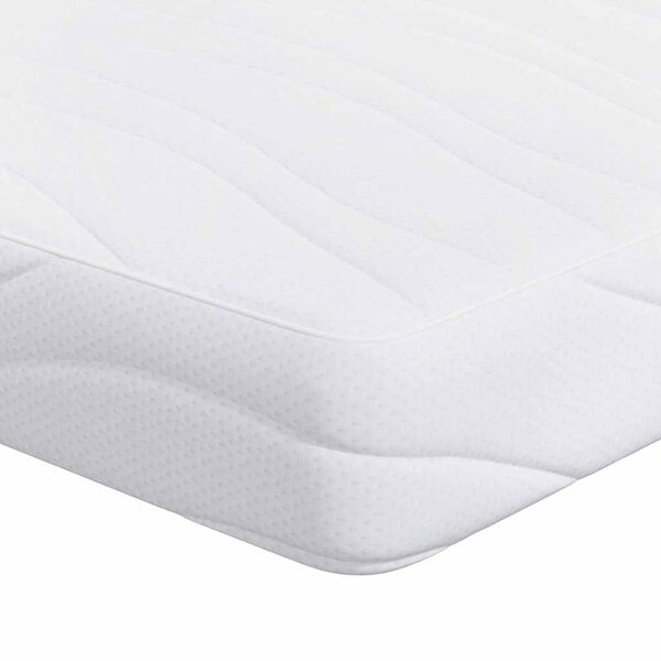 vidaXL Matelas Blanc 180 x 200 cm Tissu jacquard