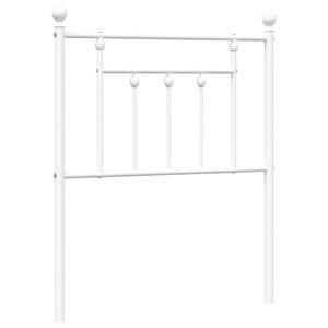 vidaXL Tête de lit de remplacement métal blanc 75 cm