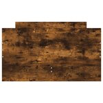 vidaXL Cadre de lit avec tiroirs sans matelas chêne fumé 90x190 cm