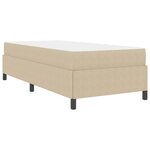 vidaXL Cadre de lit Vert gris clair 90 x 200 cm