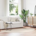 vidaXL Tapis "HUARTE" à poils courts doux et lavable beige 160x230 cm