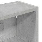 vidaXL Armoire murale de salle de bain Gris Béton 40 x 16 x 62 5 cm