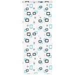 vidaXL Store enrouleur de douche avec cassette largeur du tissu 86 cm