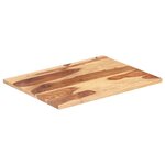 vidaXL Dessus de table bois massif d'acacia 25-27 mm 70x90 cm