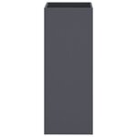 vidaXL Jardinière anthracite 32x29x75 cm acier