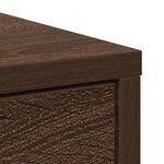 vidaXL Buffet avec tiroirs et portes chêne marron 73x31x90 cm