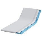 vidaXL Coussins de Matelas Blanc 80 x 200 cm