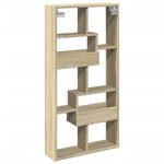 vidaXL Armoire murale chêne sonoma 50x15x100 cm bois d'ingénierie