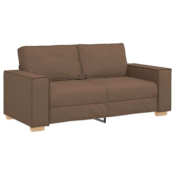 vidaXL Canapé 2 places Marron 180x78x84 cm Tissu