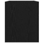 vidaXL Cabinet de Lavabo avec stockage Chêne noir 90 x 38.5 x 46 cm