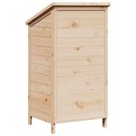 vidaXL Abri de jardin Naturel 59 x 56 x 113 5 cm Bois de Sapin Massif