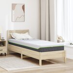 vidaXL Matelas Blanc  Gris 70 x 200 cm Mousse