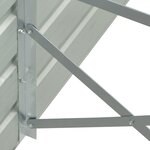 vidaXL Lit surélevé de jardin Acier galvanisé 320x40x45 cm Marron