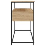 vidaXL Table console chêne sonoma 100x40x75 cm bois d'ingénierie