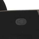 vidaXL Fauteuil inclinable noir tissu
