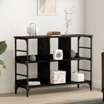 vidaXL Buffet Chêne noir 102 x 32 x 73 5 cm
