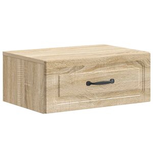 vidaXL Cabinet de chevet mural Chêne Sonoma 49 x 34 5 x 20 cm