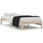 vidaXL Cadre de lit sans matelas bois de pin massif 90x200 cm