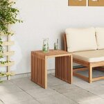 vidaXL Table d'appoint de jardin Marron 45 x 42 5 x 45 cm