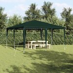 vidaXL Tente de fête Verte 4x4 m PE