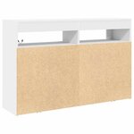 vidaXL Buffet Blanc 116 x 30 x 75 cm Bois d'ingénierie