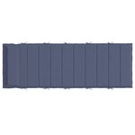 vidaXL Coussin de chaise longue bleu marine 180x60x3 cm tissu oxford