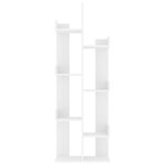 vidaXL Bibliothèque Blanc 48x25 5x140 cm Bois d’ingénierie