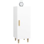 vidaXL Buffet Blanc 34 5x34x90 cm Bois d'ingénierie