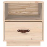 vidaXL Table de chevet 40x34x45 cm Bois de pin solide