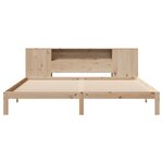 vidaXL Lit bibliothèque sans matelas 180x200 cm bois massif de pin