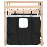 vidaXL Lit superposé sans matelas 90x190 cm bois de pin massif
