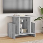 vidaXL Meuble TV 2 Pièces Gris Sonoma 50 x 35 x 45 cm Bois d'ingénierie