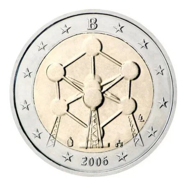 2 euros commémorative Belgique 2006 - Atomium.