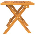 vidaXL Chaise longue 2-personne 3 Pièces Marron Bois d'acacia massif