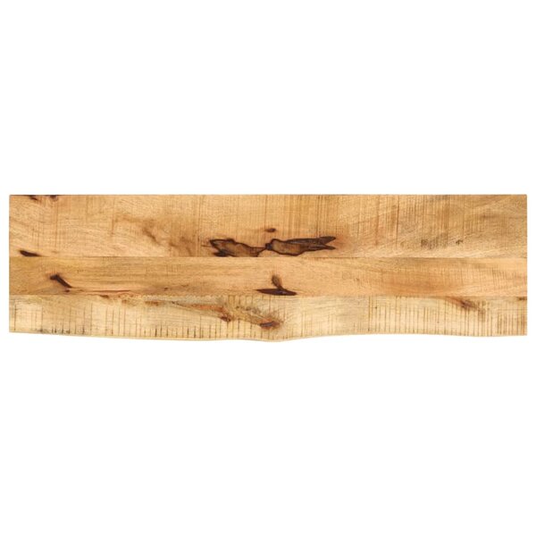 vidaXL Dessus de table 100x20x3 8cm bord vif bois massif manguier brut