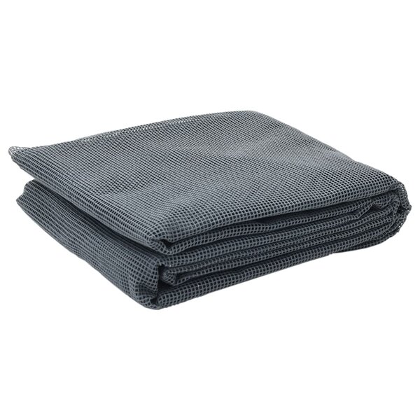 vidaXL Tapis de sol de camping gris clair 3x3 m