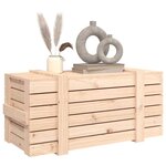 vidaXL Boîte de rangement 91x40 5x42 cm Bois massif de pin