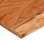 vidaXL Dessus de table 120x40x2 5 cm rectangulaire bois massif acacia