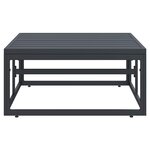 vidaXL Mobilier de jardin Anthracite Acier