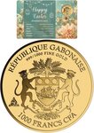 Pièce de monnaie en Or 1000 Francs g 0.031 (1/1000 oz) Millésime  EASTER CHICK 1/1000