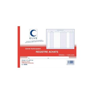 ELVE Manifold 210 x 297 mm "Achats: auto-entrepreneurs"  40 feuillets