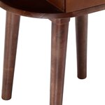 Vidaxl table de chevet 50 x 35 x 55 cm bois d'acacia massif