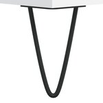 vidaXL Tables basses 2 Pièces blanc 50x46x35 cm bois d'ingénierie