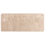 vidaXL Coureur de Tapis MARSA Beige 50 x 100 cm Polyester et PVC