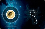 Monnaie SCORPIO Zodiac Signs 1/1000 Oz Medaille Or